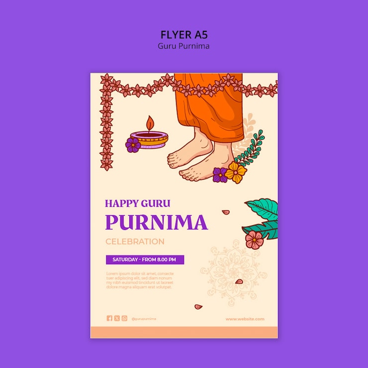 Gratis PSD guru purnima mall design