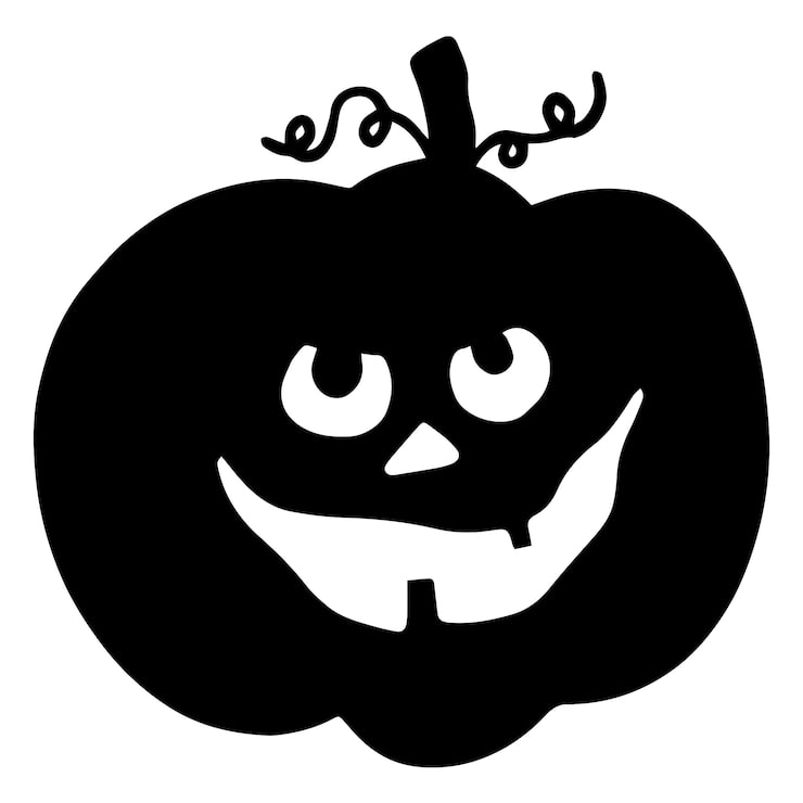 Gratis PSD halloween gresskar silhuettikon