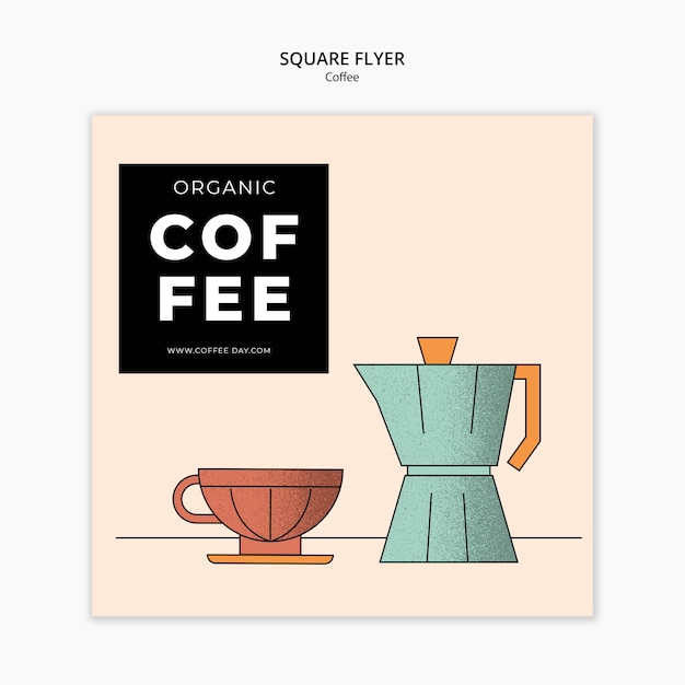 Gratis PSD handritad kaffe