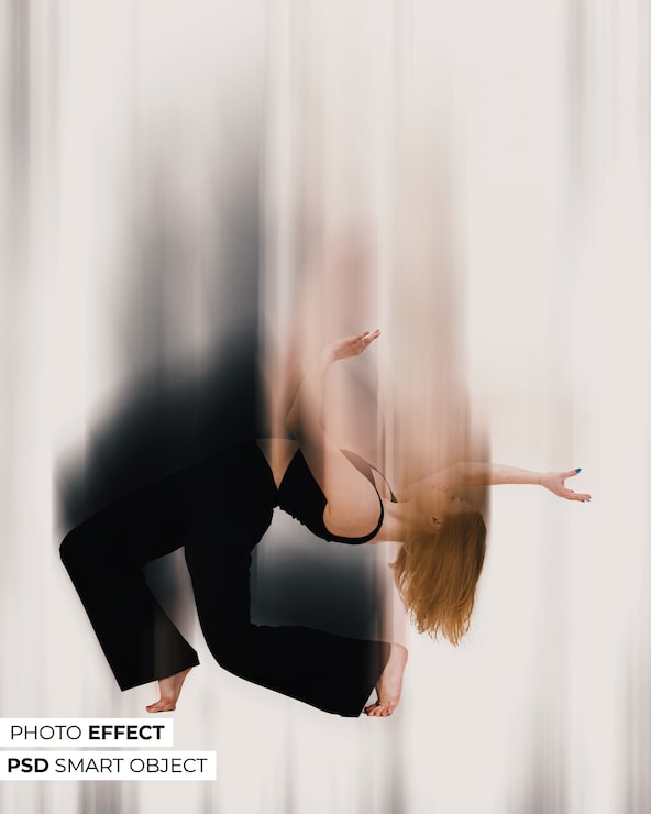 Gratis PSD hastighetsbevegelsesfotoeffekt
