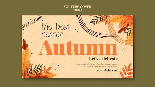 Gratis PSD høst mal design