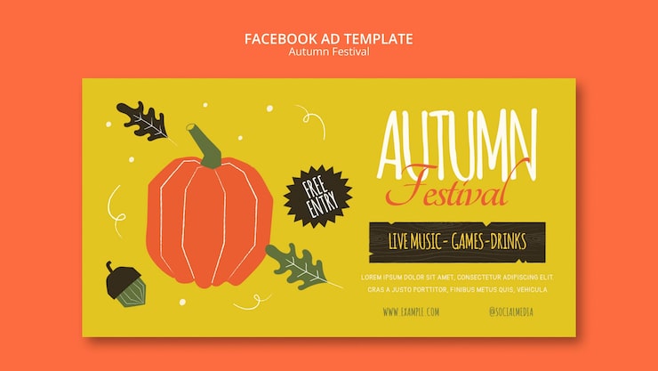 Gratis PSD høst mal design