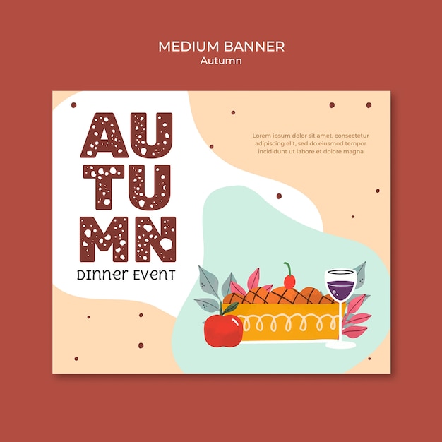 Gratis PSD høst mal design