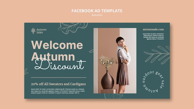 Gratis PSD höstmall design