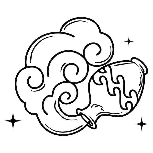 Gratis PSD illustration af stjernetegn