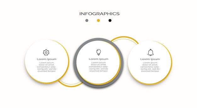 Gratis PSD infografisk presentationsbanner