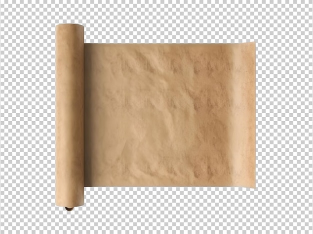 Gratis PSD isoleret pergamentrulle antikke papyrus