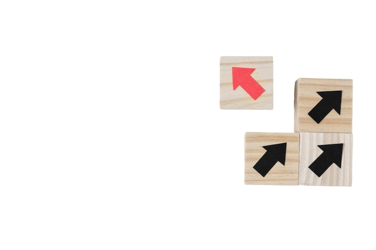 Gratis PSD isolert pil som peker i en retning