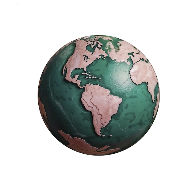 Gratis PSD jordkugleplanet isoleret