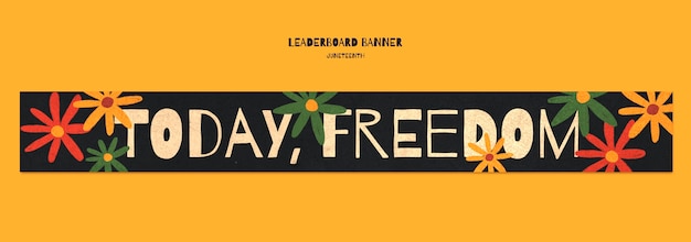 Gratis PSD juneteenth maldesign