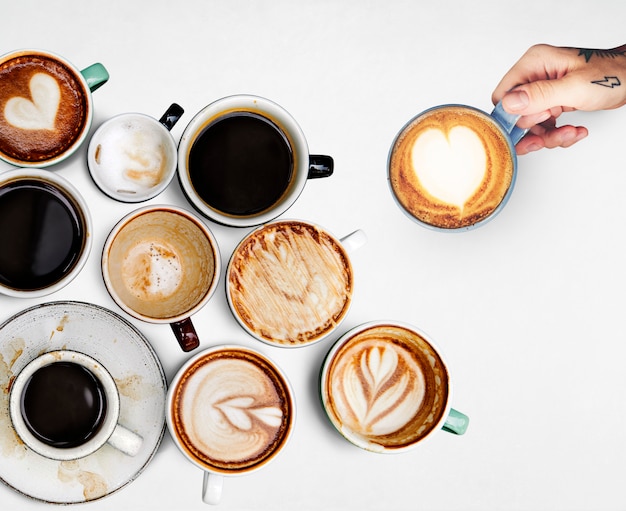 Gratis PSD kaffekop samling