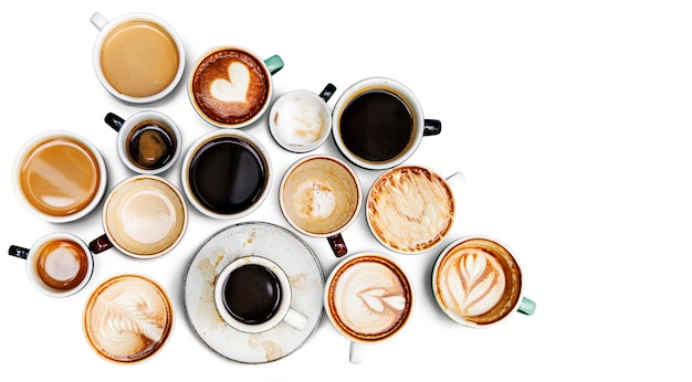 Gratis PSD kaffekop samling