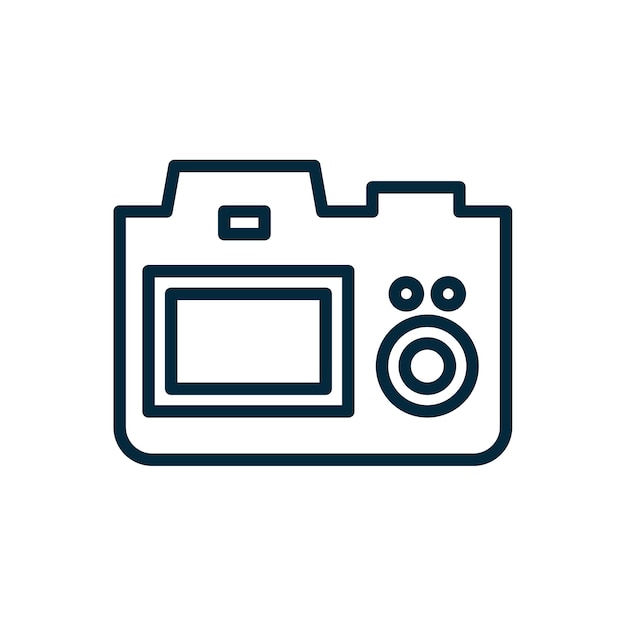 Gratis PSD kamerakontur logo design
