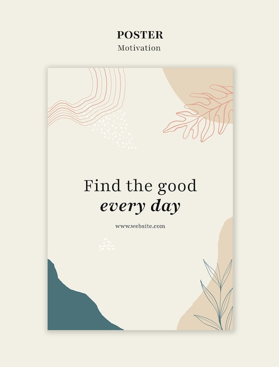 Gratis PSD kreativ mall med motiverande citat