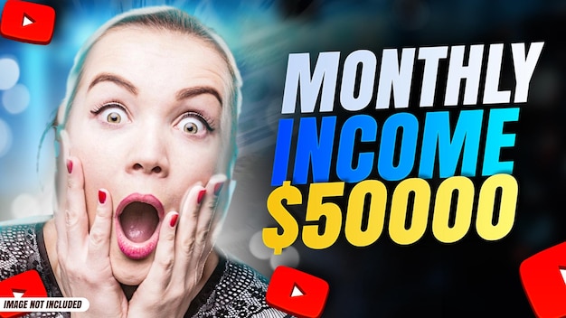 Gratis PSD kreativ youtube-mal for thumbnail-design