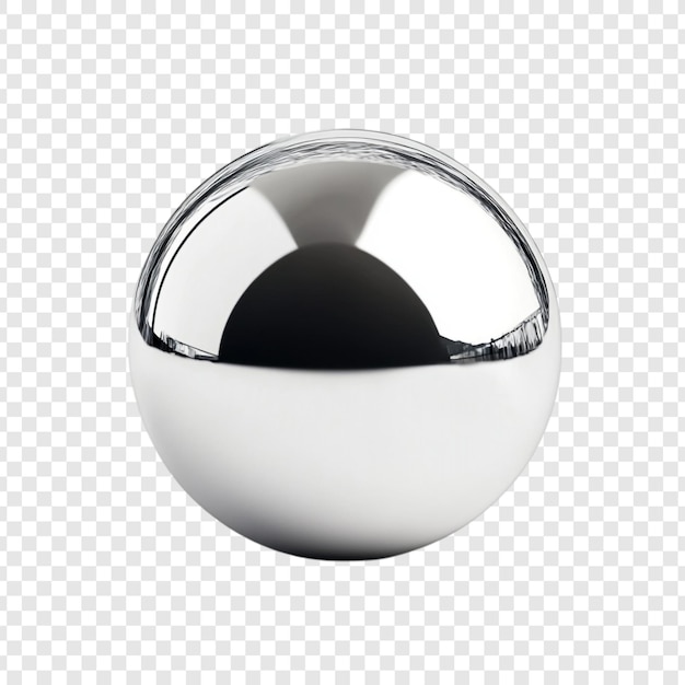 Gratis PSD kromkugle. en reflekterende undersøgelse i minimalistisk design
