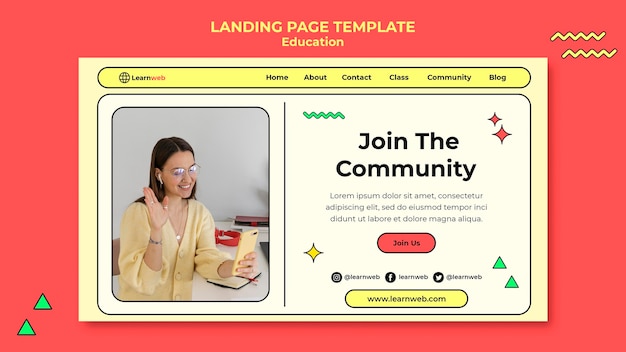 Gratis PSD landing page til webdesignworkshop