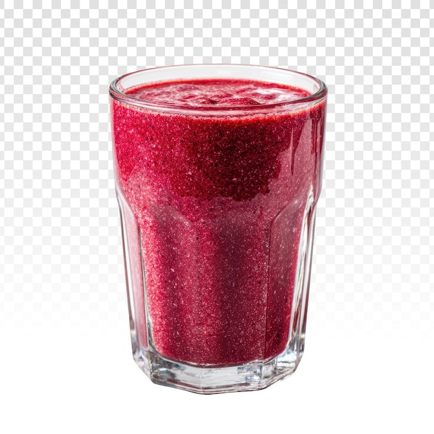 Gratis PSD levende bær smoothie i et glas
