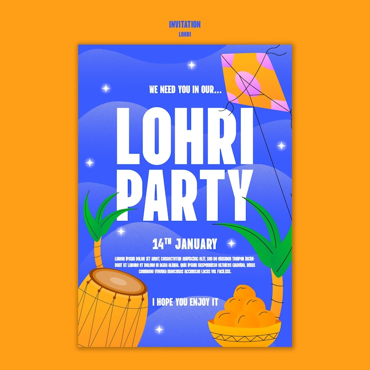Gratis PSD lohri skabelon design
