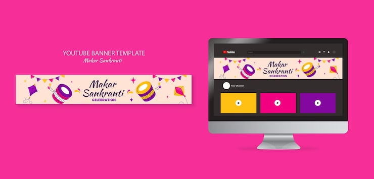 Gratis PSD makar sankranti skabelon design