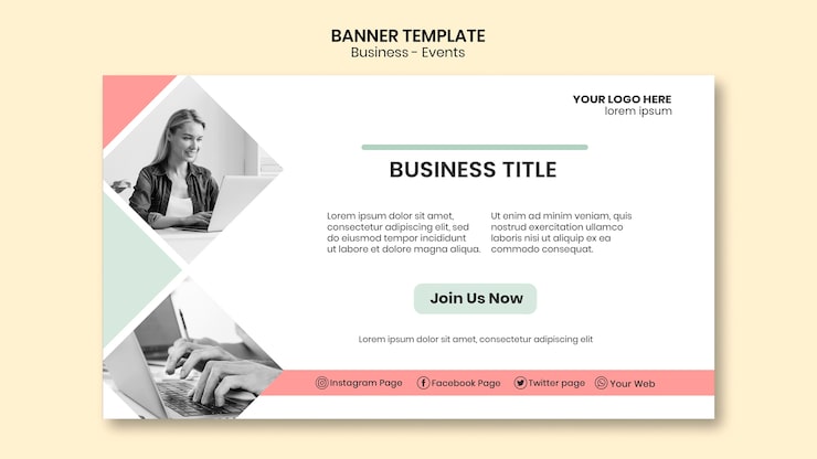 Gratis PSD mal for firmabanner