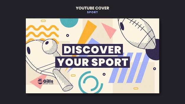 Gratis PSD maldesign for sport