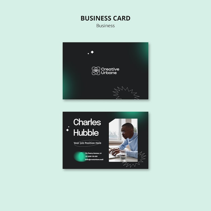 Gratis PSD mall för företag i platt design