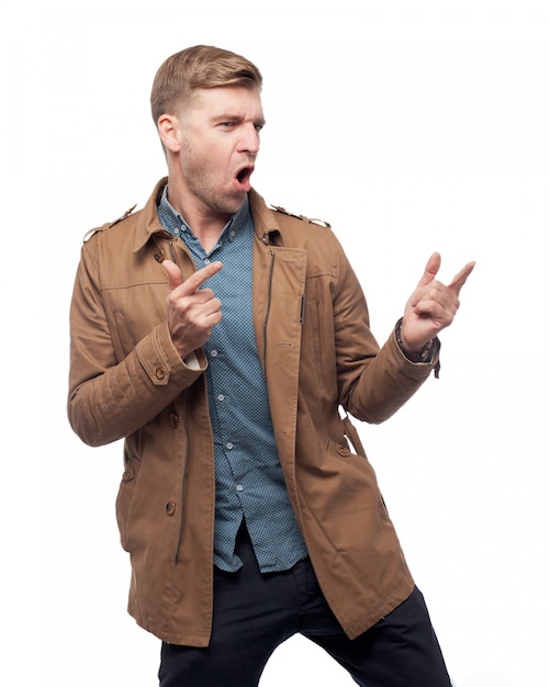 Gratis PSD mand, der danser