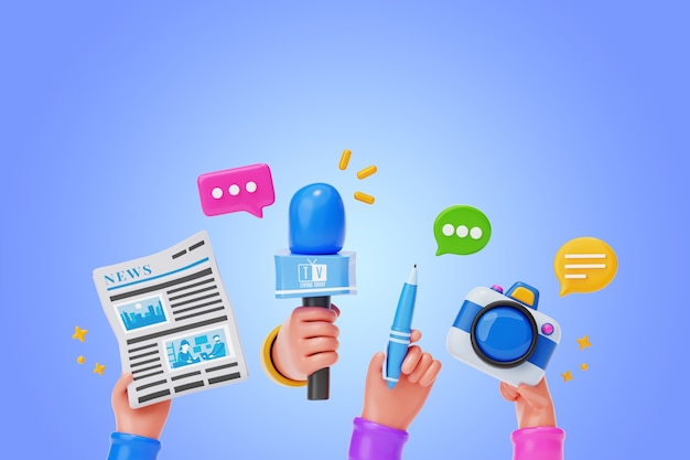 Gratis PSD medier og journalistik salgs baggrund