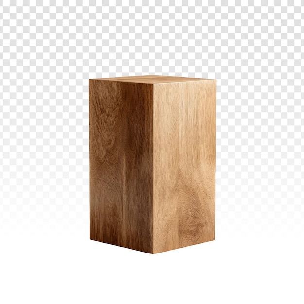 Gratis PSD naturträ displayblock piedestal