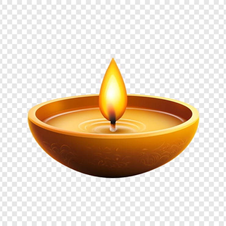 Gratis PSD opplyst diya – et symbol på lys og håp