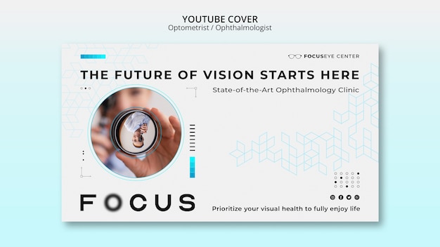 Gratis PSD optometrist template design