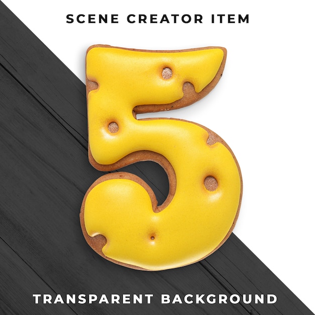 Gratis PSD pepperkaketransparent psd