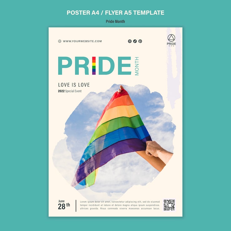 Gratis PSD platt design pride mall