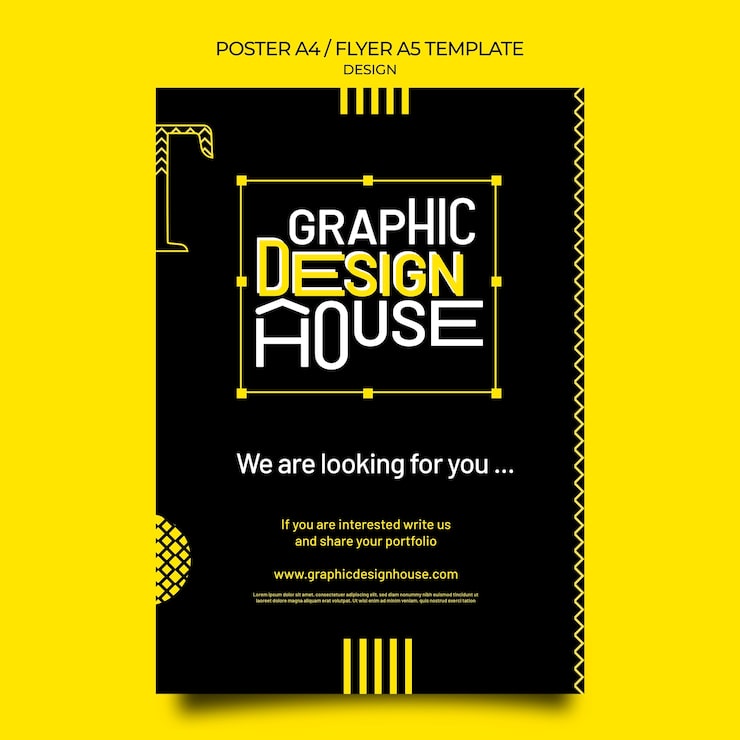 Gratis PSD printskabelon til grafisk design
