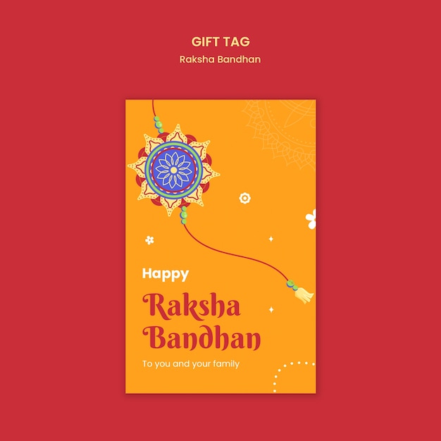 Gratis PSD raksha bandhan mal design