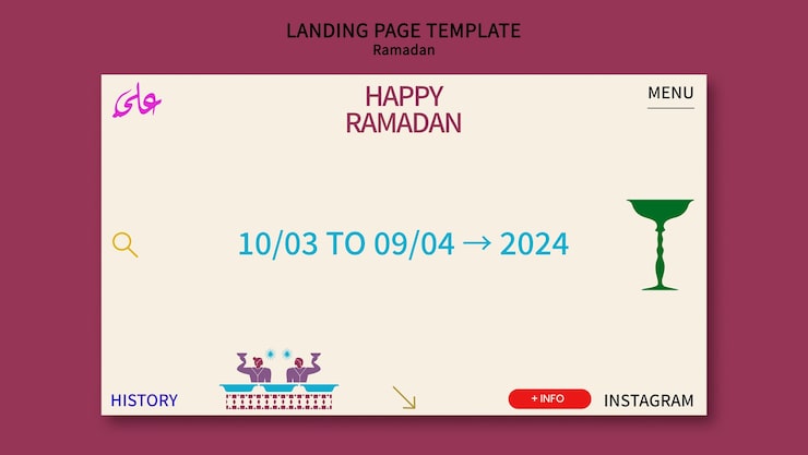 Gratis PSD ramadan skabelon design