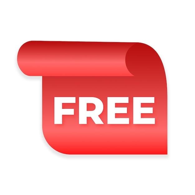 Gratis PSD realistisk gratis etikett design