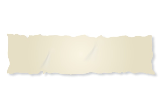 Gratis PSD realistisk papirriv-design