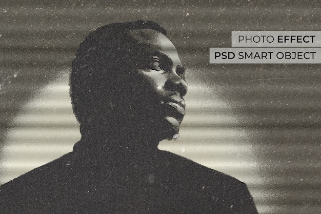 Gratis PSD retro printdesign