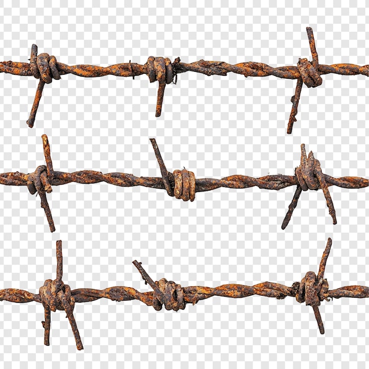 Gratis PSD rusten pigtråd et nærbillede af ældet korroderet metal