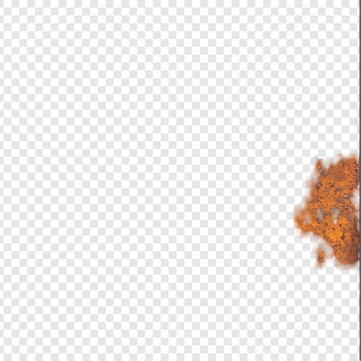 Gratis PSD rusttekstur på gjennomsiktig bakgrunn, grunge-designelement perfekt for overlegg eller bakgrunner