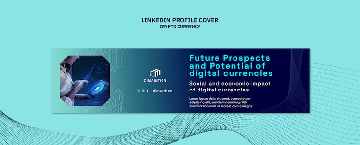 Gratis PSD skabelon med kryptovaluta-koncept