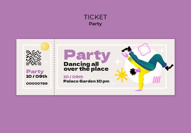 Gratis PSD skabelon til gradient dansepar