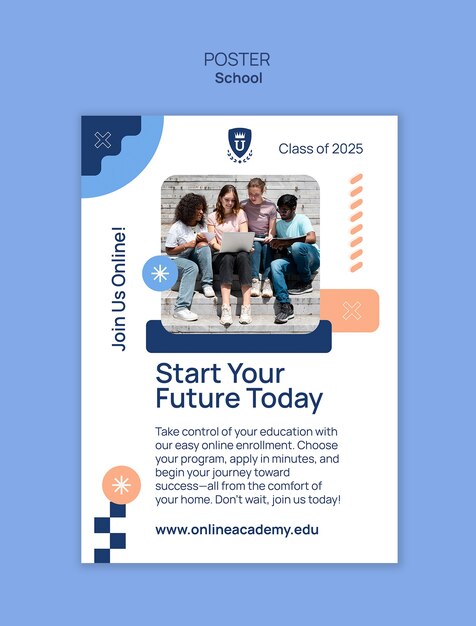 Gratis PSD skabelon til skoleprogram