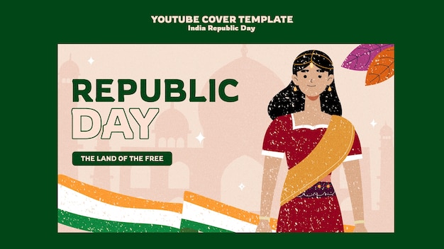 Gratis PSD skabelondesign til indiens uafhængighedsdag