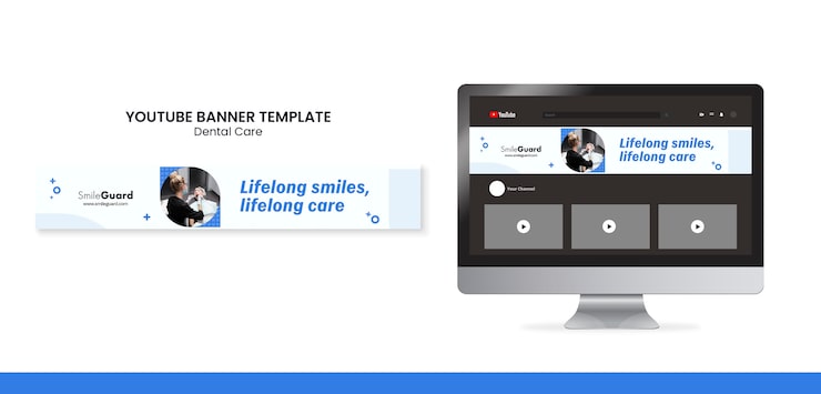 Gratis PSD skabelondesign til tandpleje