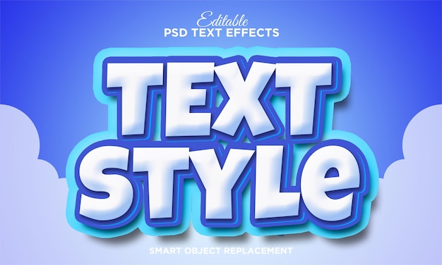 Gratis PSD sød tegneserieteksteffekt