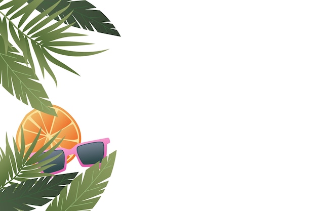 Gratis PSD sommerborder