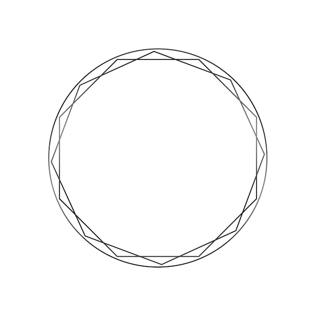 Gratis PSD sort cirkelform